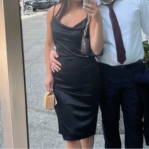 H&M Cowl Neck Black Dress